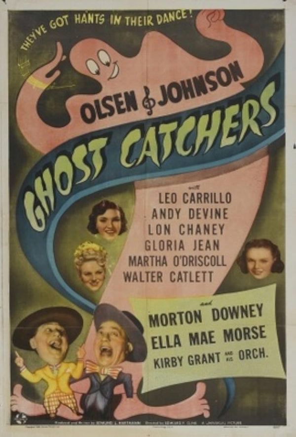 Ghost Catchers (1944) - Classic Comedy Horror Musical Poster Movie Poster | Film Wall Art Print