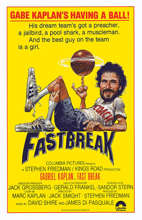 Fast Break (1979) - Hilarious Sports Comedy Movie Poster Movie Poster | Film Wall Art Print