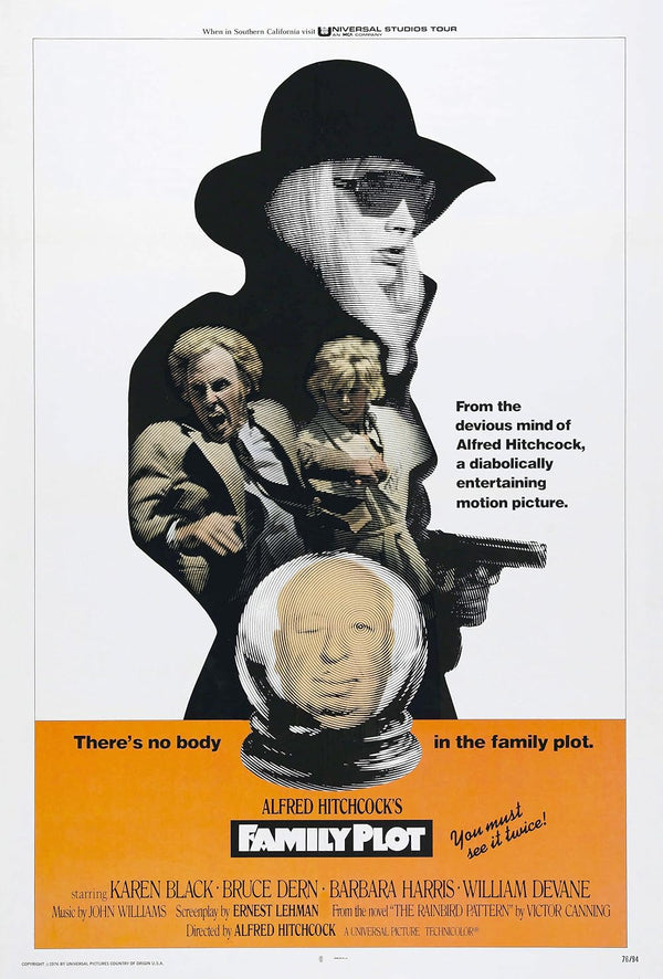 Family Plot (1976) – Dark Comedy Crime Drama Movie Poster Movie Poster | Film Wall Art Print