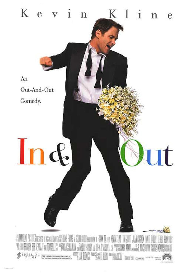 In & Out (1997) | Romantic Comedy Movie Poster | Classic Films Movie Poster | Film Wall Art Print