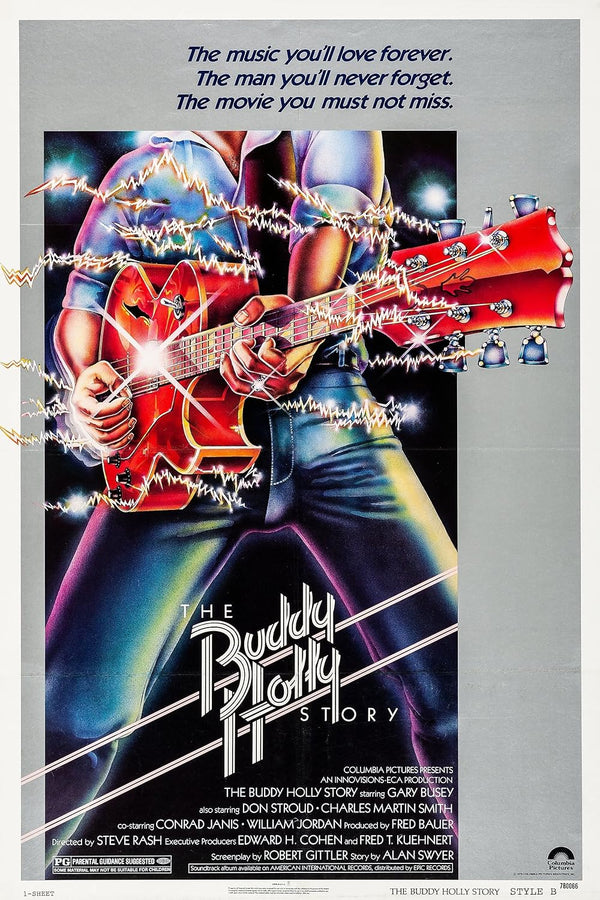 Buddy Holly Story (1978) - Biography, Drama, Music Movie Poster Movie Poster | Film Wall Art Print
