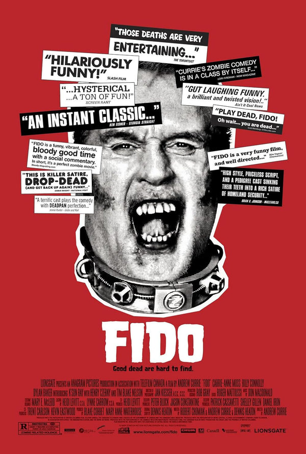 Fido (2006) | Darkly Funny Comedy-Drama-Horror Film Movie Poster | Film Wall Art Print