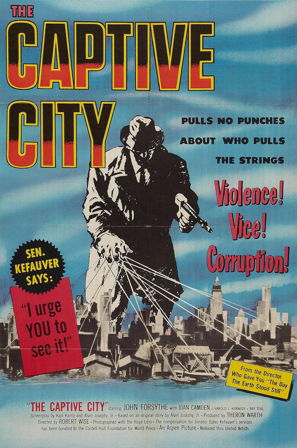 Captive City (1952) – Crime Drama Film-Noir Poster Movie Poster | Film Wall Art Print