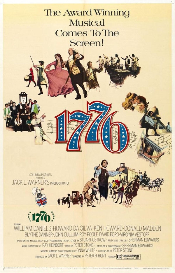1776 (1972) Movie Poster – Drama, Family, History Movie Poster | Film Wall Art Print