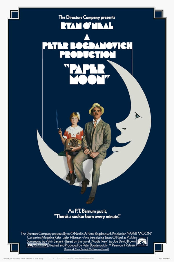 Paper Moon Movie Poster - Classic 1973 Film Art Print Movie Poster | Film Wall Art Print