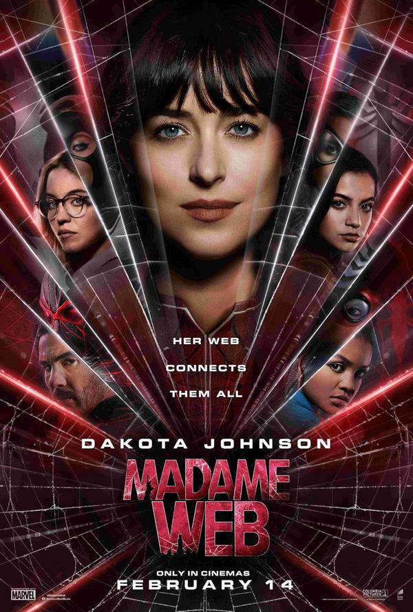 Madame Web (2024) - Action Thriller Movie Poster Movie Poster | Film Wall Art Print