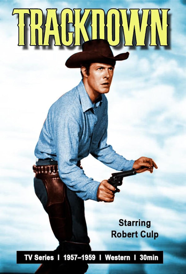 Trackdown TV Series Poster – Classic Western Adventure Movie Poster | Film Wall Art Print