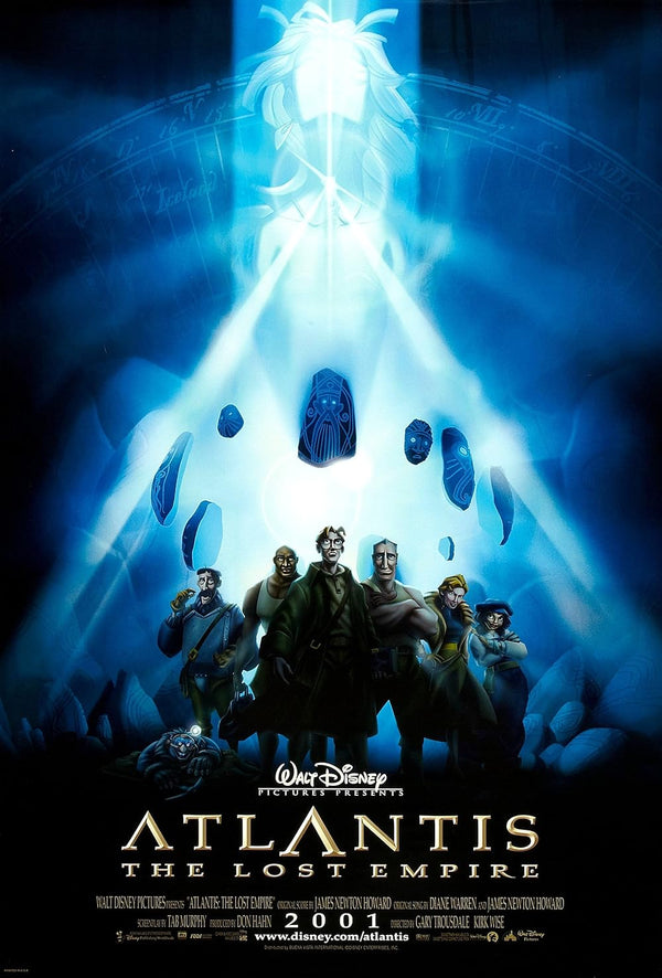 Atlantis: The Lost Empire Movie Poster - Disney Adventure Movie Poster | Film Wall Art Print