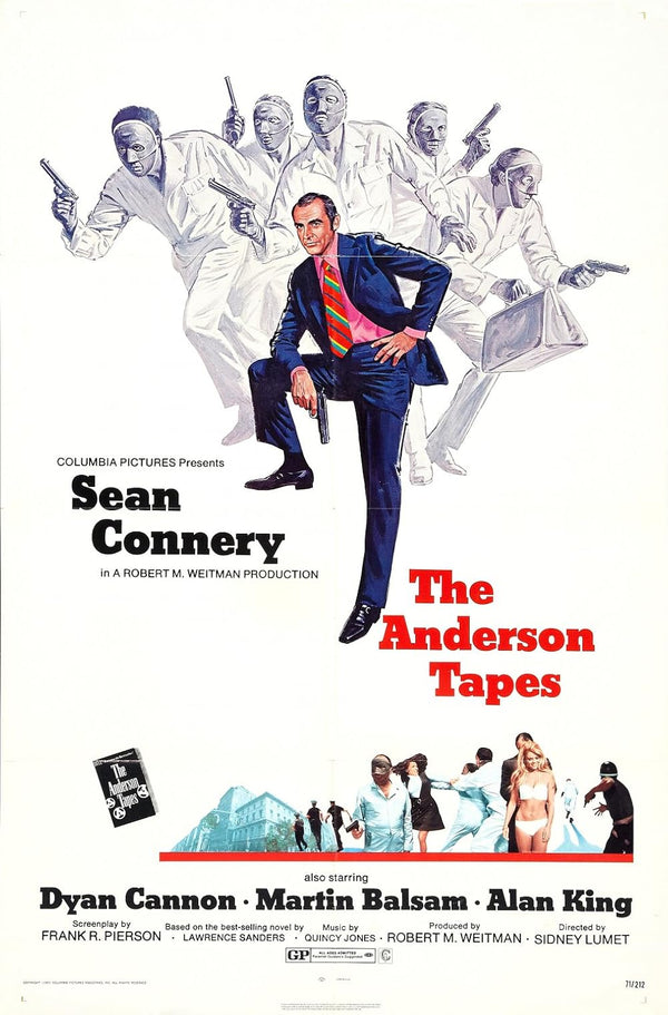 Anderson Tapes (1971) Action Crime Thriller Poster Movie Poster | Film Wall Art Print