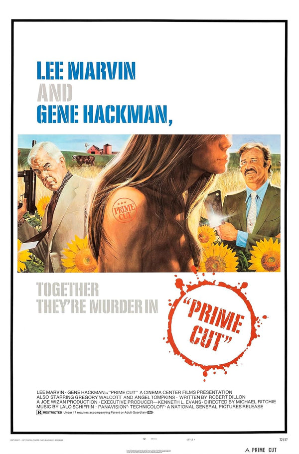 Prime Cut (1972) – Action Crime Drama Movie Poster Movie Poster | Film Wall Art Print