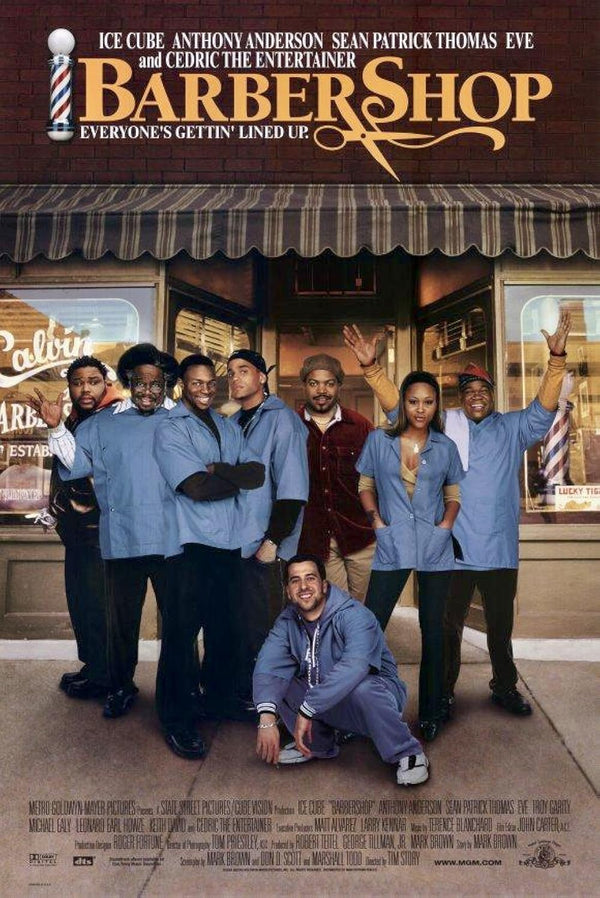 Barbershop (2002) - Hilarious Comedy & Heartfelt Drama Movie Poster | Film Wall Art Print
