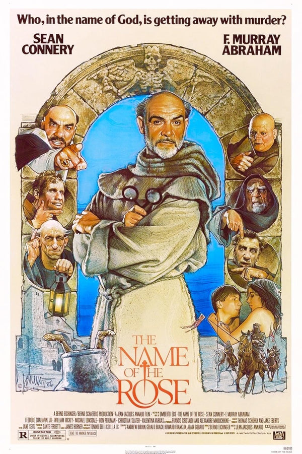 Name of the Rose (1986) Movie Poster - High Quality Print Movie Poster | Film Wall Art Print