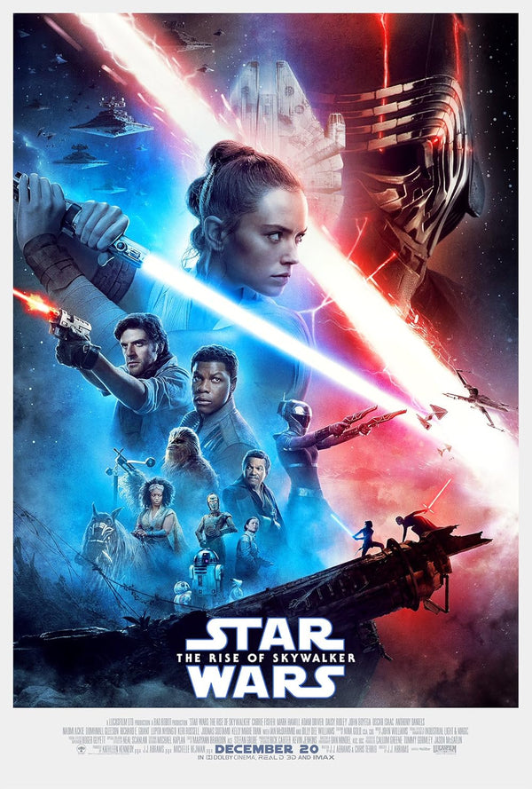 Star Wars: Episode IX - Rise of Skywalker Movie Poster Movie Poster | Film Wall Art Print