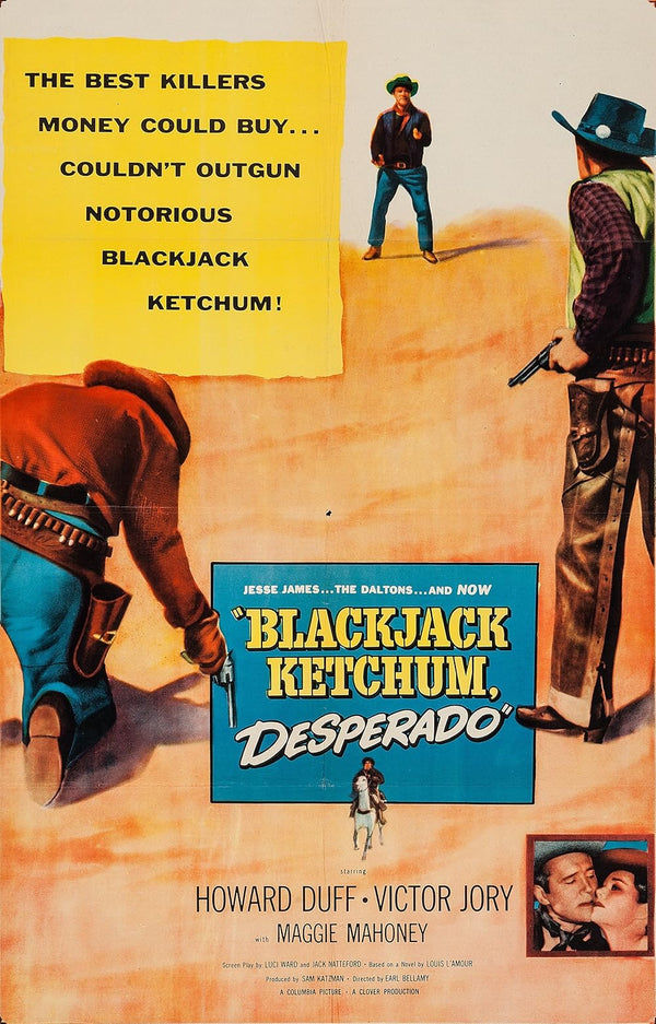 Blackjack Ketchum Desperado (1956) Western Movie Poster Movie Poster | Film Wall Art Print
