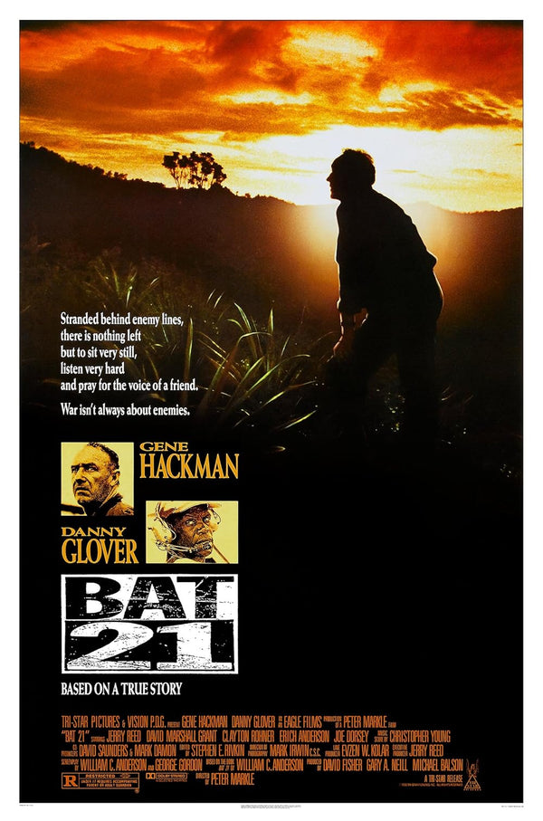 Bat 21 (1988) - Classic War Drama Movie Poster Movie Poster | Film Wall Art Print