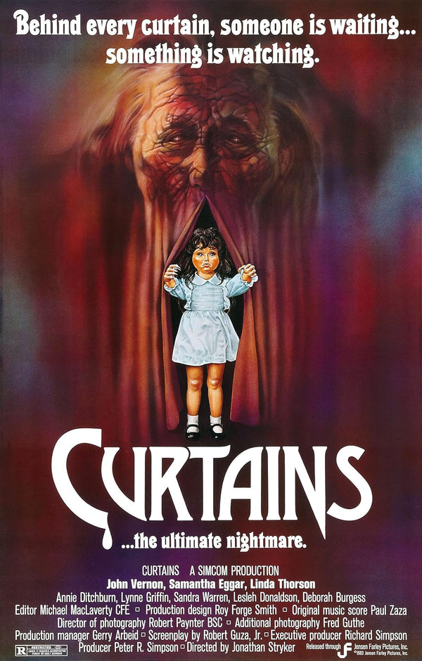 Curtains (1983) Movie Poster – Horror, Mystery, Thriller Movie Poster | Film Wall Art Print