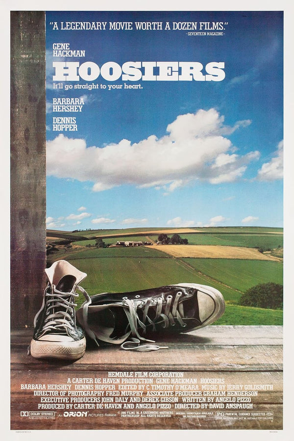 Hoosiers Movie Poster - Classic Basketball Film Art Movie Poster | Film Wall Art Print