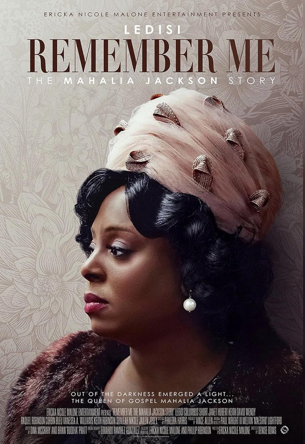 Mahalia Jackson Movie Poster (2022) | Biography Drama Music Movie Poster | Film Wall Art Print