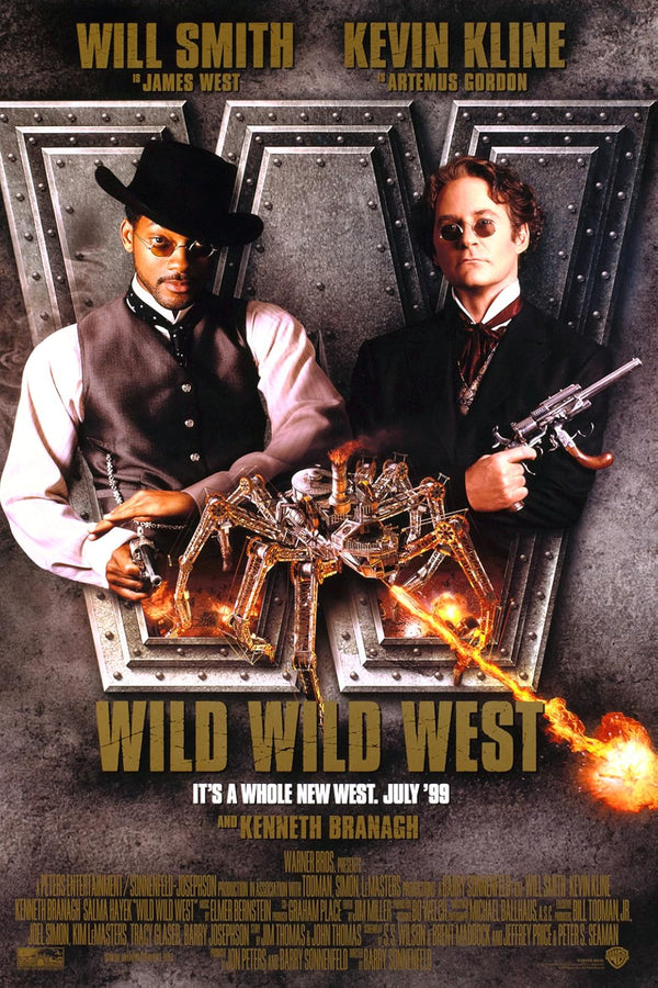 Wild Wild West (1999) – Action, Comedy, Sci-Fi Movie Poster Movie Poster | Film Wall Art Print