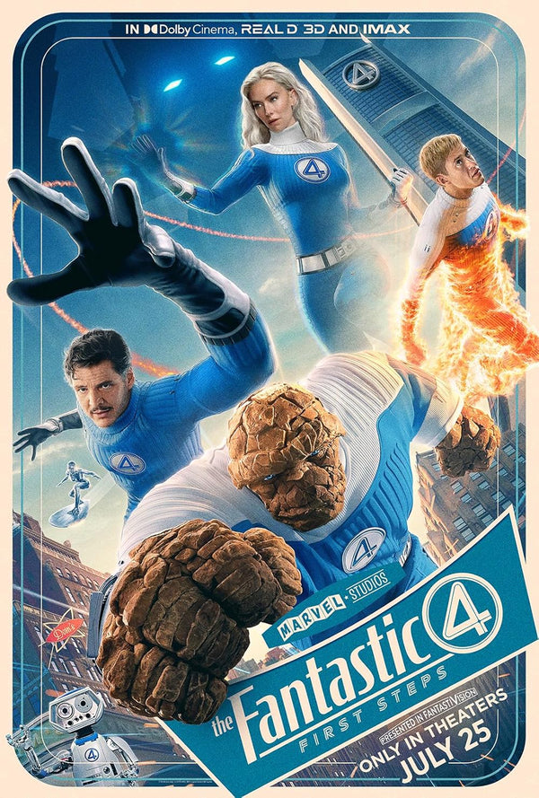 Fantastic Four: First Steps Movie Poster - Marvel Film Art Movie Poster | Film Wall Art Print