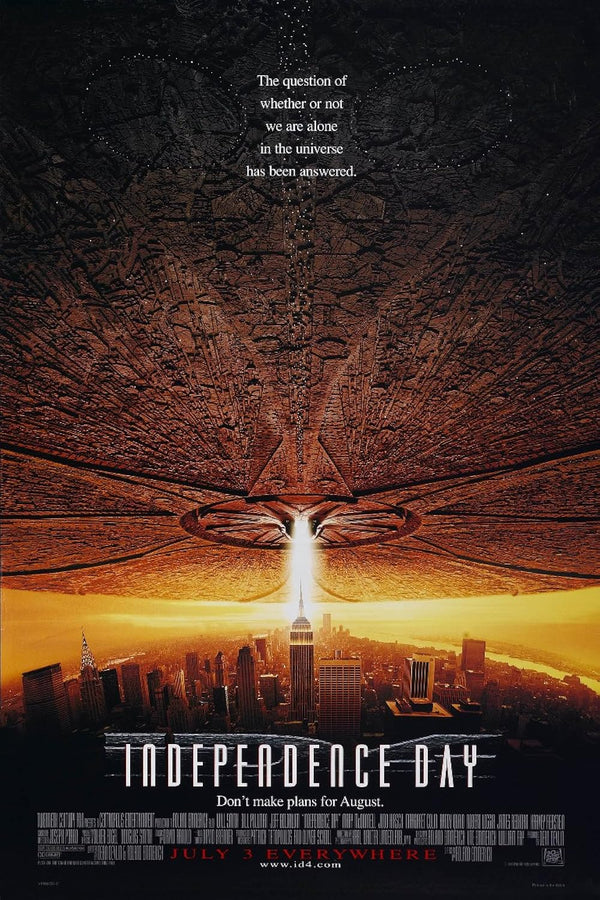 Independence Day Movie Poster - Iconic 1996 Sci-Fi Film Art Movie Poster | Film Wall Art Print