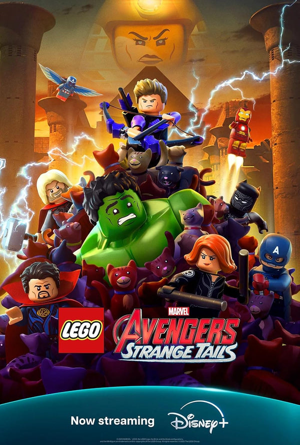 Lego Marvel Avengers: Strange Tails Action-Packed Animation Movie Poster | Film Wall Art Print