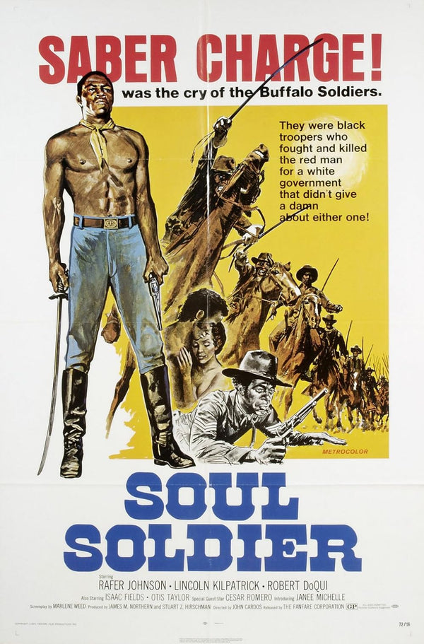 Soul Soldier (1970) - Action, Drama, Romance Movie Poster Movie Poster | Film Wall Art Print