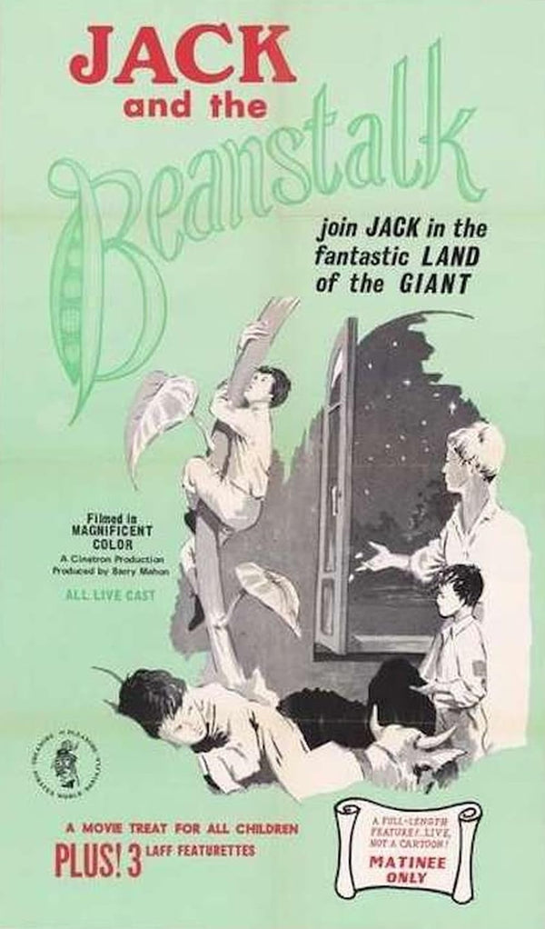 Jack and the Beanstalk (1970) - Family Fantasy Musical Poster Movie Poster | Film Wall Art Print
