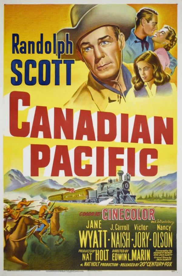 Canadian Pacific (1949) – Classic Western Drama Poster Movie Poster | Film Wall Art Print