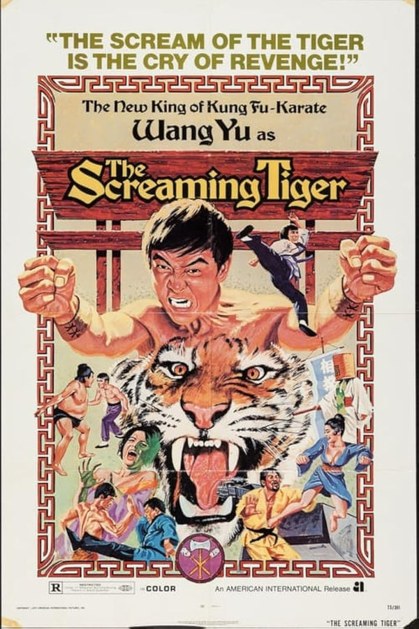 Screaming Tiger (1972) - Action Crime Drama Movie Poster Movie Poster | Film Wall Art Print