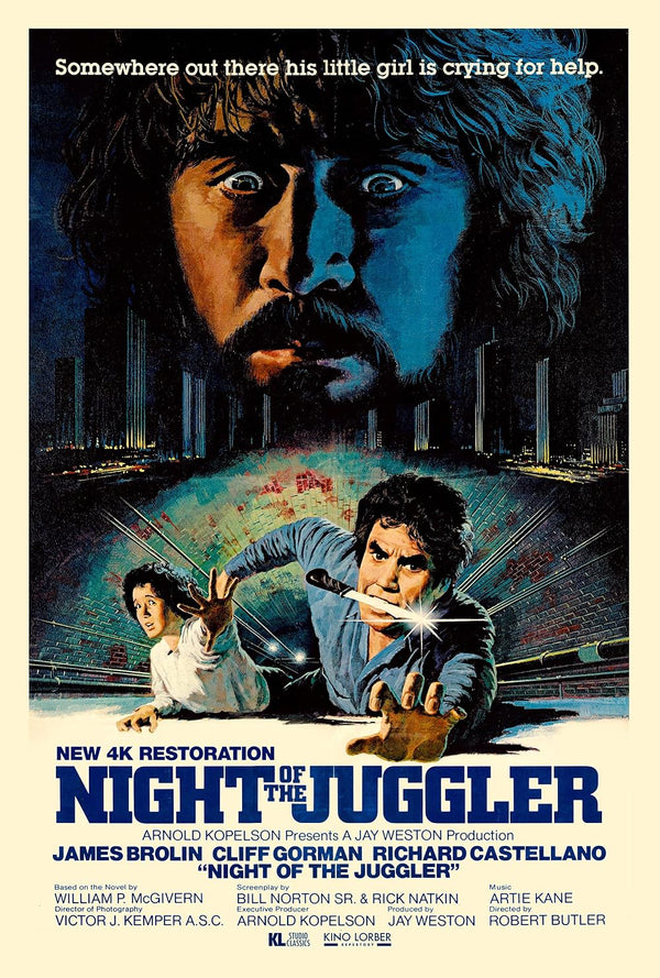 Night of the Juggler (Pursued) 1980 – Action Crime Drama Movie Movie Poster | Film Wall Art Print