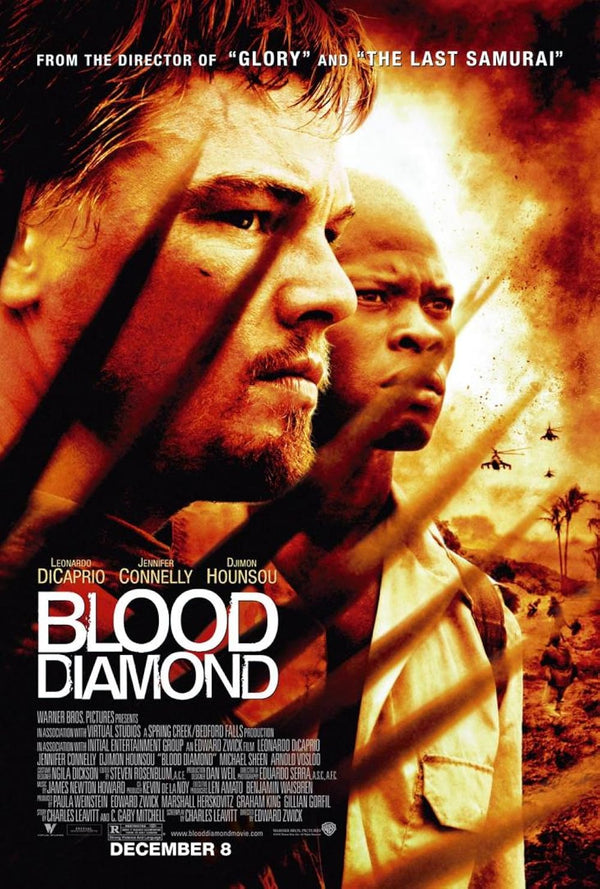 Blood Diamond (2006) Movie Poster – Adventure, Drama, Thriller Thrills Movie Poster | Film Wall Art Print