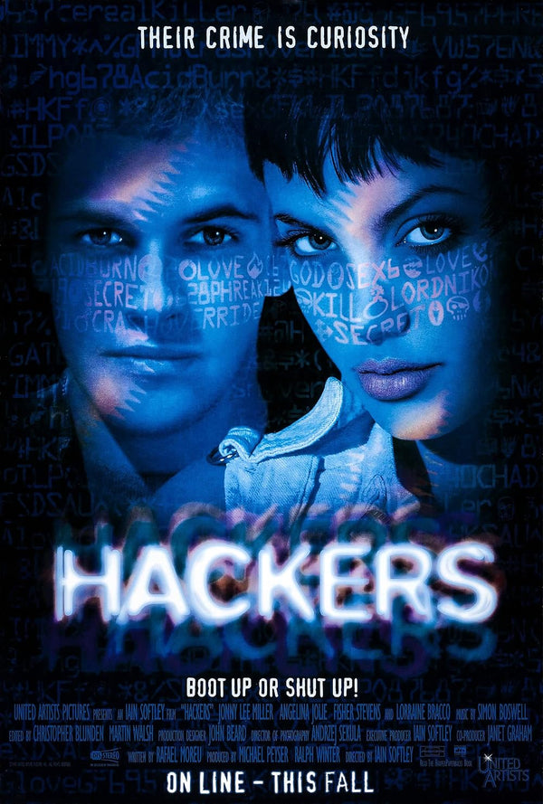 Hackers Movie Poster - Classic 1995 Cyber Thriller Film Art Movie Poster | Film Wall Art Print