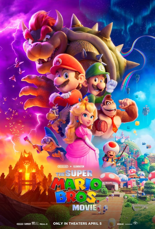 Super Mario Bros. Movie Poster - Official Artwork & Design Movie Poster | Film Wall Art Print