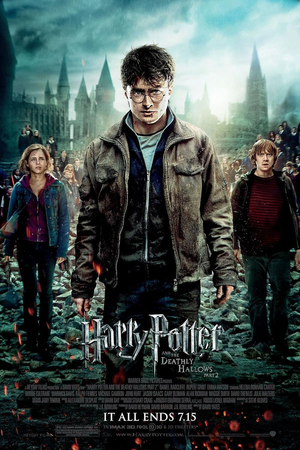 Harry Potter and the Deathly Hallows: Part Two (2011) Movie Poster Movie Poster | Film Wall Art Print