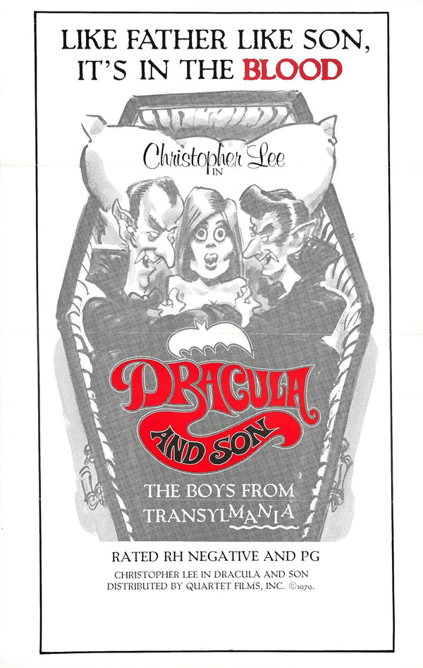 Dracula And Son (1976) - Hilarious Horror Comedy Poster Movie Poster | Film Wall Art Print