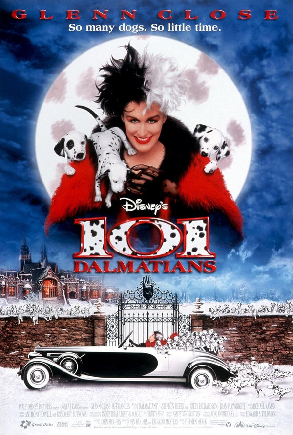 101 Dalmatians Movie Poster - Classic Disney Film Art Movie Poster | Film Wall Art Print