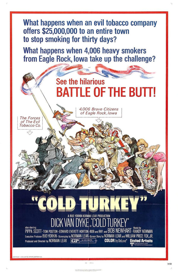 Cold Turkey (1971) - Classic Comedy Movie Poster Movie Poster | Film Wall Art Print