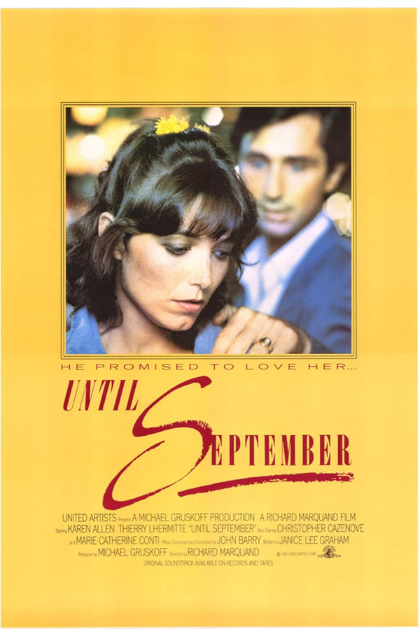 Until September (1984) - Heartwarming Drama Romance Movie Poster Movie Poster | Film Wall Art Print