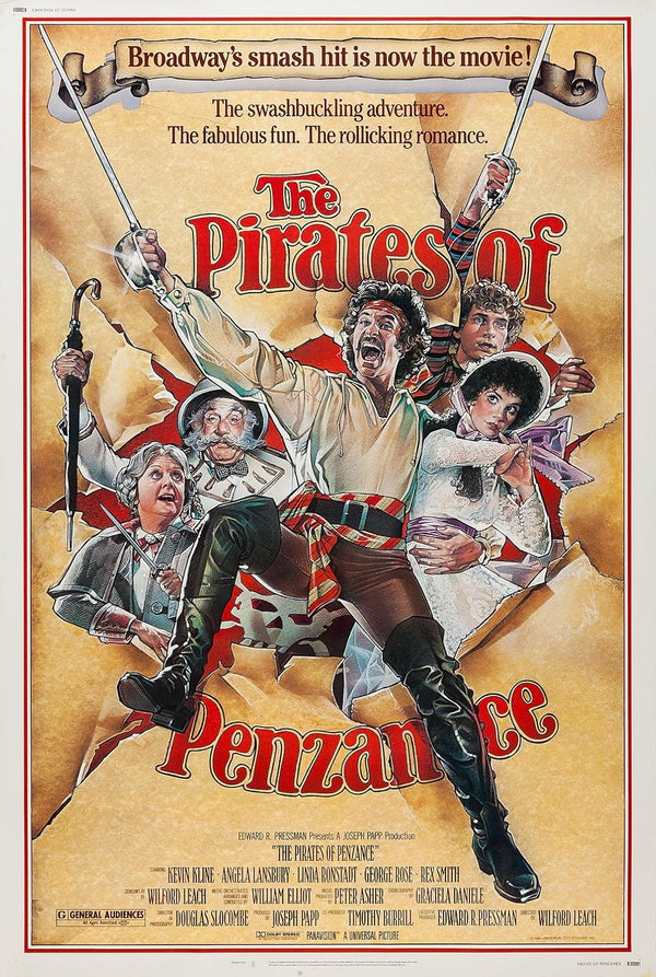 Pirates of Penzance (1983) - Comedy Musical Romance Movie Poster Movie Poster | Film Wall Art Print