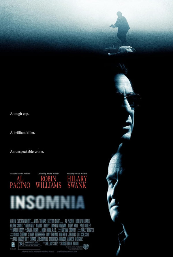 Insomnia (2002) - Tense Drama, Mystery, Thriller Film Movie Poster | Film Wall Art Print