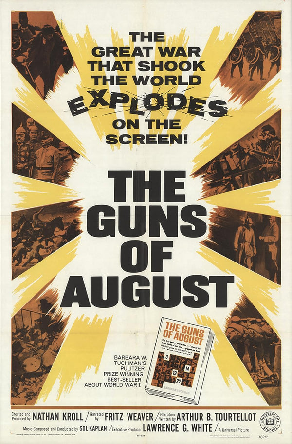 Guns of August (1964) – Historical War Documentary Film Movie Poster | Film Wall Art Print