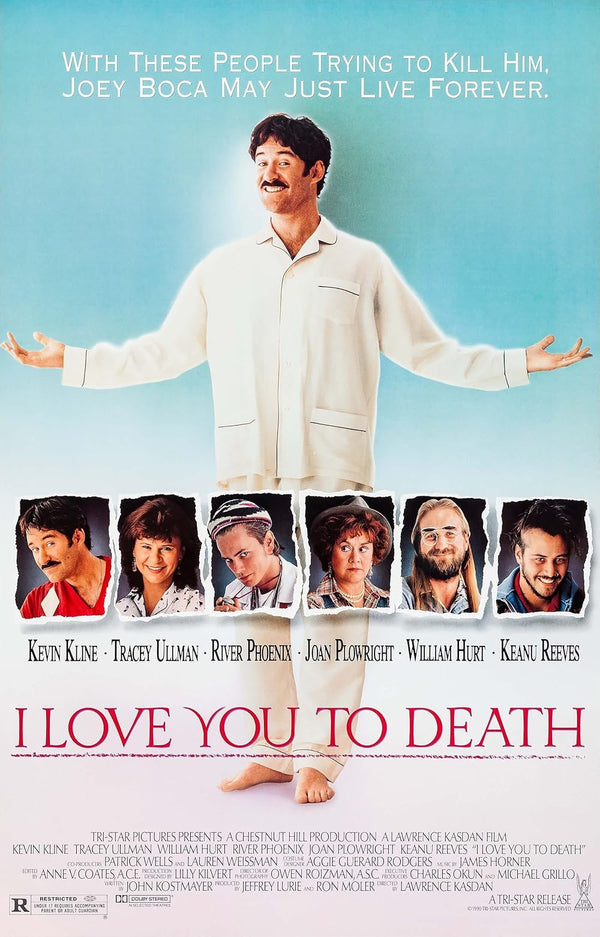 I Love You To Death Movie Poster - Dark Comedy Crime Film Art Movie Poster | Film Wall Art Print