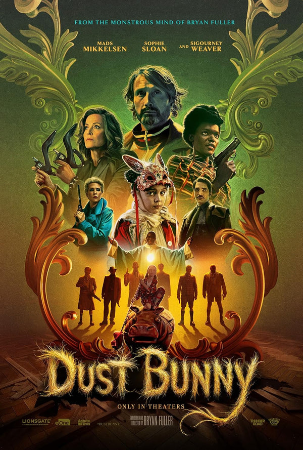 Dust Bunny (2025) - Action Horror Thriller [Official Poster] Movie Poster | Film Wall Art Print