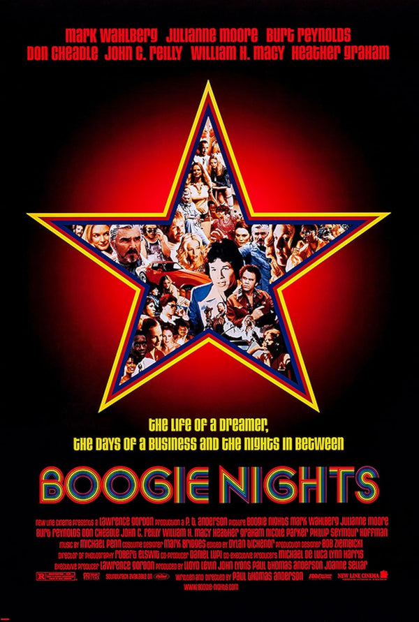 Boogie Nights Movie Poster - Paul Thomas Anderson Classic Movie Poster | Film Wall Art Print