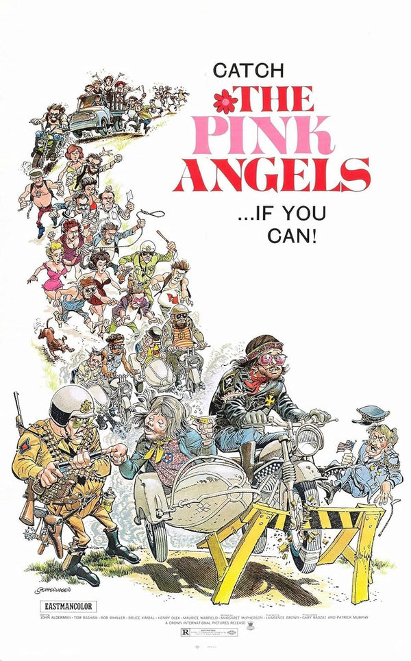 Pink Angels (1971) Vintage Comedy Poster – Retro Classic Movie Poster | Film Wall Art Print