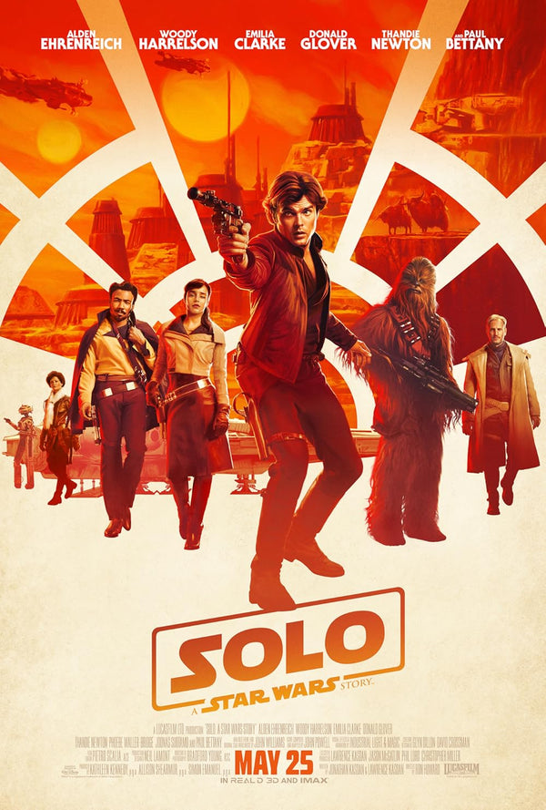 Solo: A Star Wars Story Movie Poster | Han Solo Origins Movie Poster | Film Wall Art Print