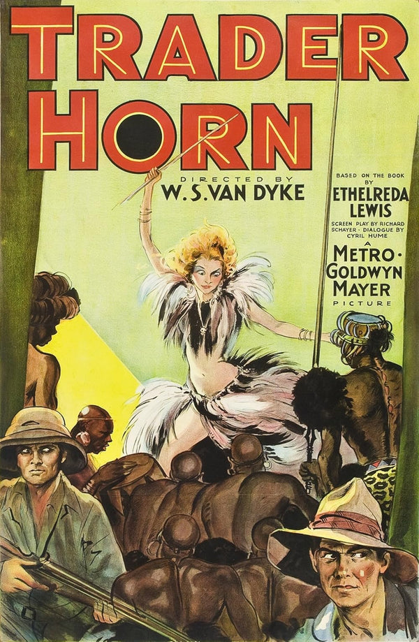 Trader Horn (1931) – Classic Action Adventure Movie Movie Poster | Film Wall Art Print