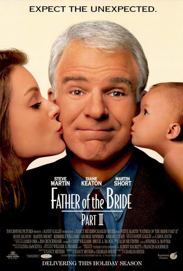 Father of the Bride Part II (1995) - A Hilarious Family Comedy Sequel Movie Poster | Film Wall Art Print