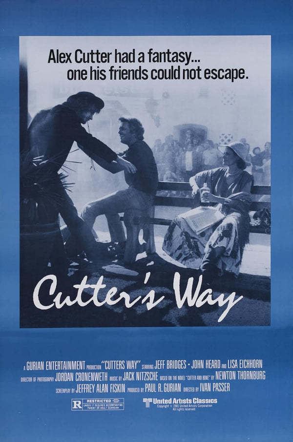Cutter and Bone (1981) Crime Drama Mystery Poster Movie Poster | Film Wall Art Print